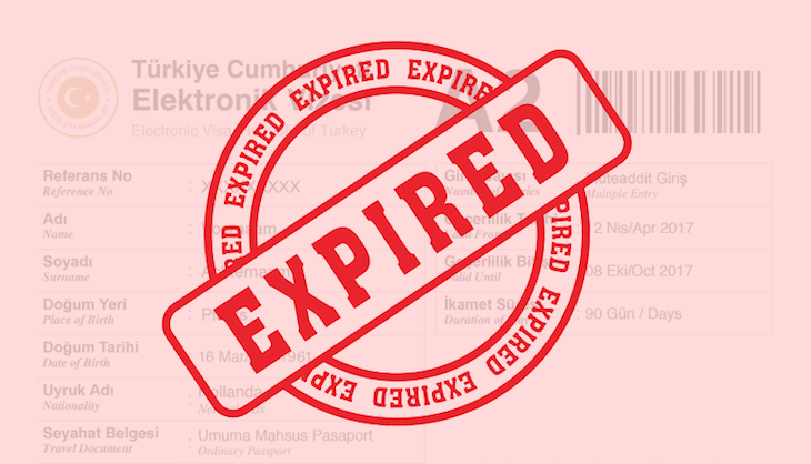 My Turkey visa has expired, what do I do?